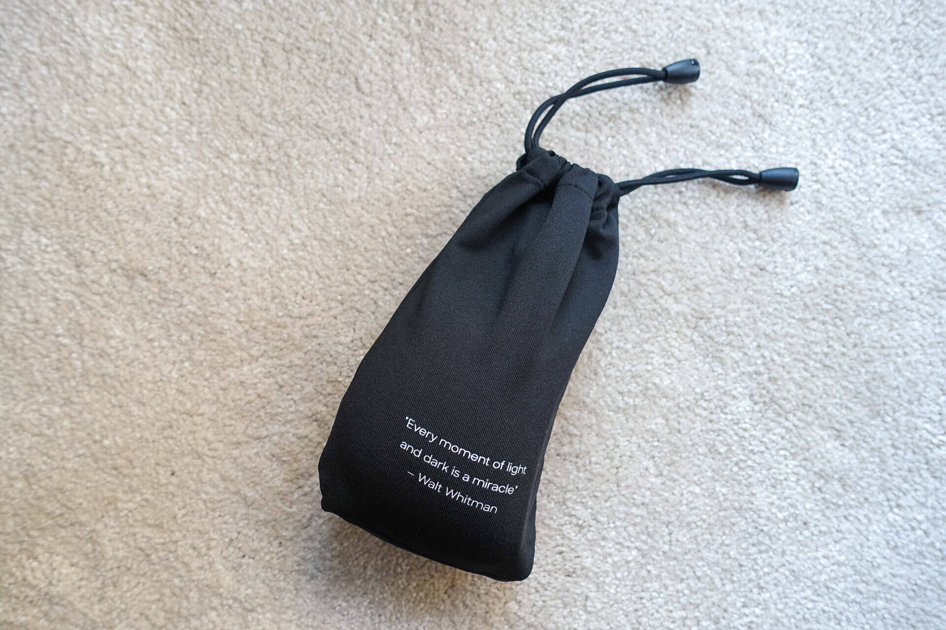 ostrichpillow eye mask carry bag quote